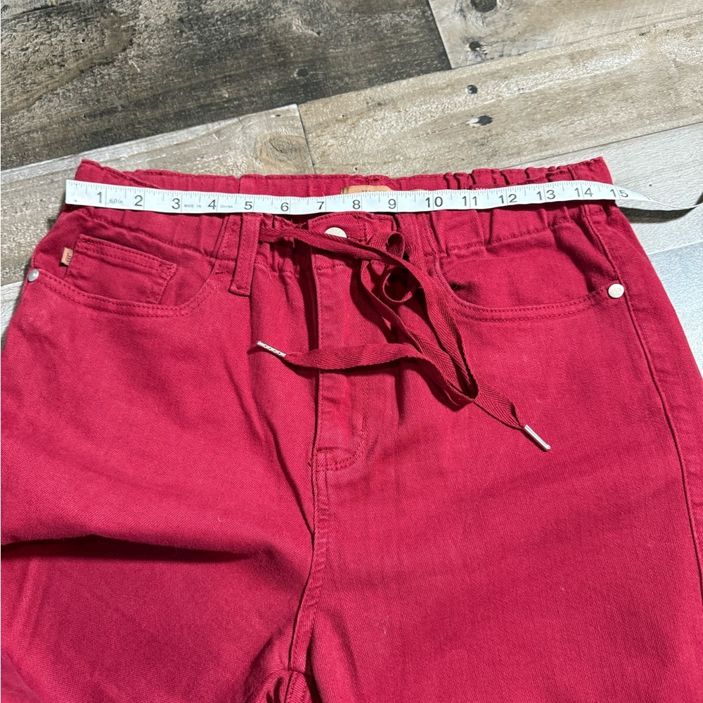 Judy Blue Garment‎ Dyed Red Pants- 9/29 - Picture 5 of 8